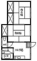 コーポ・ローゼ 104 ｜ 長崎県諫早市宗方町115-3（賃貸アパート2K・1階・35.00㎡） その2