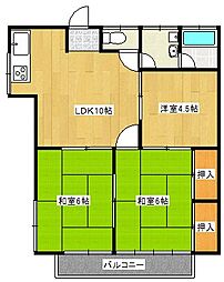 間取図画像 3LDK