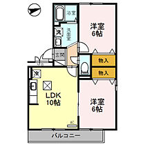 セジュール西公文名 201 ｜ 富山県富山市西公文名町（賃貸アパート2LDK・2階・50.47㎡） その2