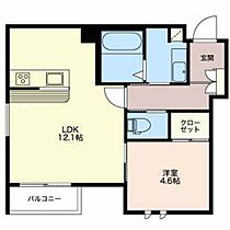 シャーメゾンステージ下奥井 101 ｜ 富山県富山市下奥井1丁目（賃貸マンション1LDK・1階・43.08㎡） その2