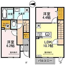 VERITAS(ヴェリタス) 102 ｜ 富山県富山市東町3丁目（賃貸アパート2LDK・1階・59.03㎡） その2