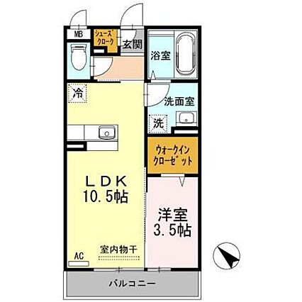 Dーroom五福_間取り_0