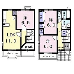 ル・シエル 3LDKの間取図画像