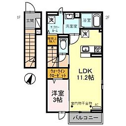 Premiere(プレミエール) 1LDKの間取図画像