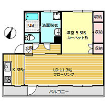 MIDハイツ駒見 103 ｜ 富山県富山市畑中（賃貸アパート1LDK・1階・44.98㎡） その2