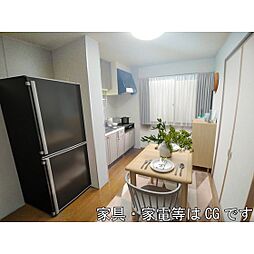 ジュネス中曽根 202 2階2DKのリビング/ダイニング