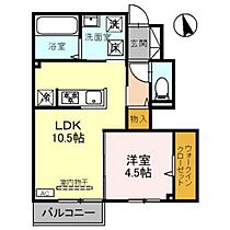 D-room　MK 102 ｜ 富山県高岡市下伏間江（賃貸アパート1LDK・1階・40.31㎡） その1