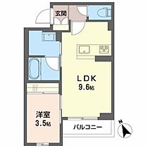 メゾン宝町 203 ｜ 富山県高岡市宝町（賃貸マンション1LDK・2階・33.65㎡） その2