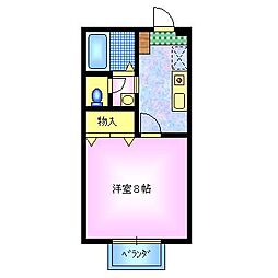 アルタミネ 1Kの間取図画像