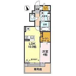 グラン・ファミリア 1LDKの間取図画像