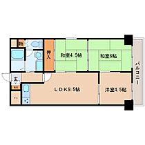 奈良県奈良市東城戸町（賃貸マンション3LDK・3階・54.02㎡） その2