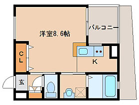 キューブ 110 ｜ 奈良県奈良市今小路町（賃貸マンション1R・1階・28.21㎡） その2