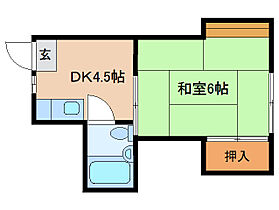 奈良県奈良市雑司町（賃貸アパート1DK・1階・21.14㎡） その2