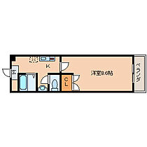 奈良県奈良市杉ヶ町（賃貸マンション1K・2階・24.48㎡） その2