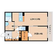 シャーメゾン　ヴィラ学園前  ｜ 奈良県奈良市学園北1丁目（賃貸マンション1LDK・3階・50.59㎡） その2