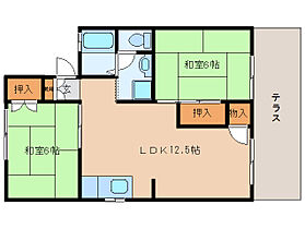 奈良県奈良市敷島町1丁目（賃貸アパート2LDK・1階・53.00㎡） その2