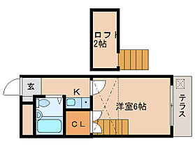 奈良県奈良市西大寺赤田町2丁目（賃貸アパート1K・1階・18.00㎡） その2