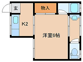 奈良県奈良市青野町（賃貸アパート1K・2階・21.06㎡） その2