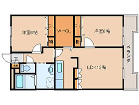 京都府相楽郡精華町光台9丁目（賃貸マンション2LDK・4階・60.48㎡） その2