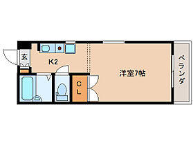 奈良県奈良市あやめ池北3丁目（賃貸マンション1K・2階・25.00㎡） その2