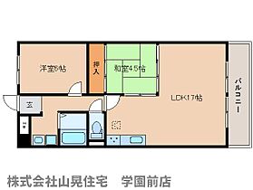 ダイヤハイツ学園前C棟103号室  ｜ 奈良県奈良市学園大和町2丁目（賃貸マンション2LDK・1階・60.48㎡） その2