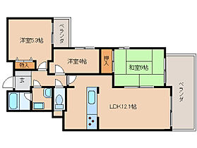 パークノヴァあやめ池  ｜ 奈良県奈良市あやめ池南6丁目（賃貸マンション3LDK・3階・63.14㎡） その2