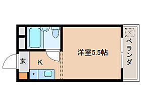 シティパレス21西大寺Ｐ-I  ｜ 奈良県奈良市西大寺新町1丁目（賃貸マンション1K・1階・15.66㎡） その2