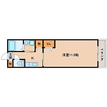 ラ・コルタ  ｜ 奈良県生駒市小瀬町（賃貸マンション1K・3階・35.53㎡） その2