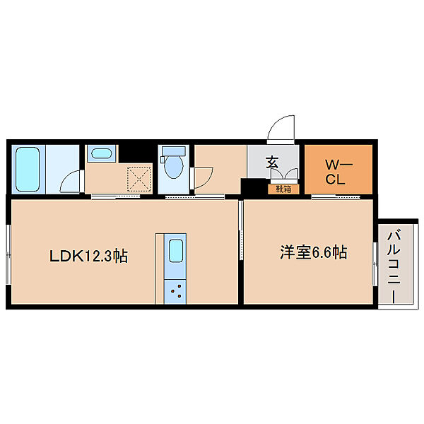 ザ・プレミアムステージア ｜奈良県橿原市見瀬町(賃貸マンション1LDK・1階・45.98㎡)の写真 その2