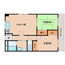 コスモス  ｜ 奈良県橿原市葛本町32-3（賃貸マンション2LDK・3階・54.81㎡） その2