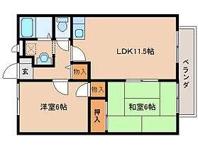 アップウェル八木 201 ｜ 奈良県橿原市木原町225-1（賃貸アパート2LDK・2階・53.87㎡） その2