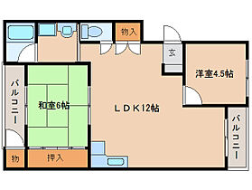 奈良県橿原市内膳町3丁目8-18（賃貸マンション2LDK・1階・55.74㎡） その2