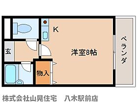 奈良県橿原市四条町591-1（賃貸マンション1R・2階・21.00㎡） その2