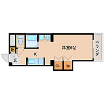 奈良県橿原市新賀町401（賃貸マンション1DK・2階・25.12㎡） その2