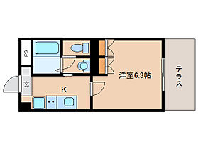 奈良県橿原市十市町829-1（賃貸マンション1K・1階・23.68㎡） その2