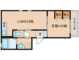 奈良県橿原市四条町557-2（賃貸アパート1LDK・1階・31.71㎡） その2