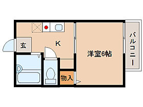 エルハイツ  ｜ 奈良県橿原市南八木町3丁目（賃貸アパート1K・2階・16.20㎡） その2