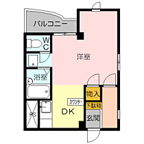 ピアシティー 201 ｜ 鳥取県米子市角盤町3丁目（賃貸マンション1DK・2階・35.55㎡） その2