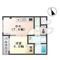 スピカ 305 ｜ 鳥取県米子市内町（賃貸マンション1DK・3階・31.31㎡） その2