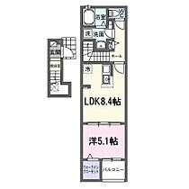 イリスプリエール 204 ｜ 鳥取県米子市西福原7丁目（賃貸アパート1LDK・2階・38.81㎡） その2