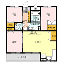 サザン・ウインド 203 ｜ 鳥取県米子市東福原5丁目（賃貸マンション3LDK・2階・66.80㎡） その2