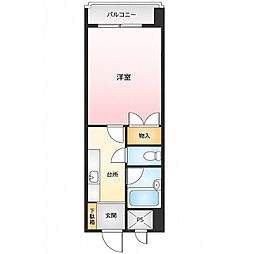 エクセル富士見マンション 1Kの間取図画像