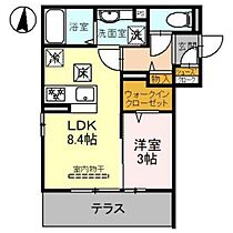 Ｄ－ＲＯＯＭ岩押町 102 ｜ 群馬県高崎市岩押町（賃貸アパート1LDK・1階・31.87㎡） その2