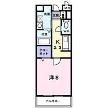 フェリーチェ 304 ｜ 群馬県高崎市江木町（賃貸マンション1K・3階・27.25㎡） その2