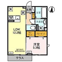 ラクーア 103 ｜ 群馬県高崎市東貝沢町4丁目（賃貸アパート1LDK・1階・43.48㎡） その2