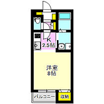 ハーベスト上中居第2 205 ｜ 群馬県高崎市上中居町（賃貸アパート1K・2階・27.93㎡） その2