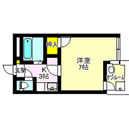 ヴィラ栄町 2階/202