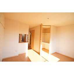 ウィザードＥ 202 2階1Kのリビング/ダイニング