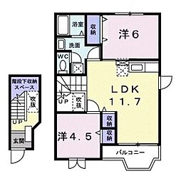 リバーサイドビューB 2階/203