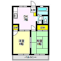 物件の間取り